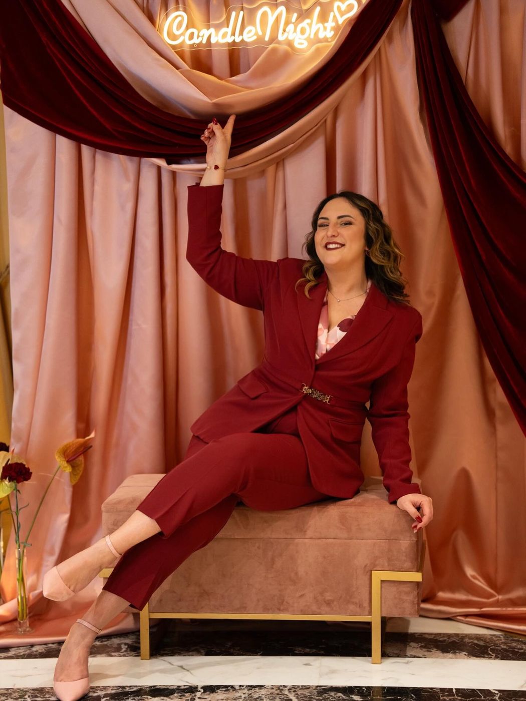 Samantha alla CandleNight di San Valentino